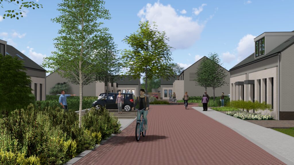 Entree plan vanuit Meerendreef