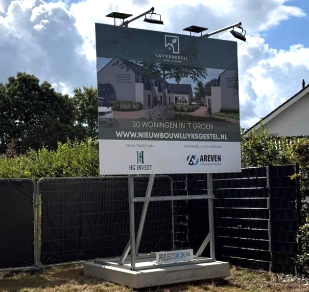 Foto bouwbord Meerendreef staat